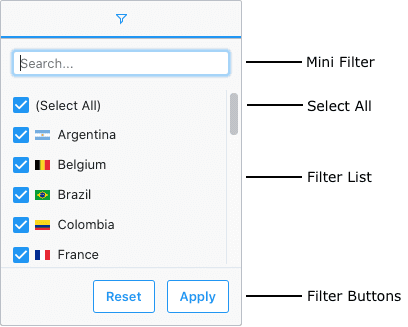 BBjGridExWidget - Set Filter